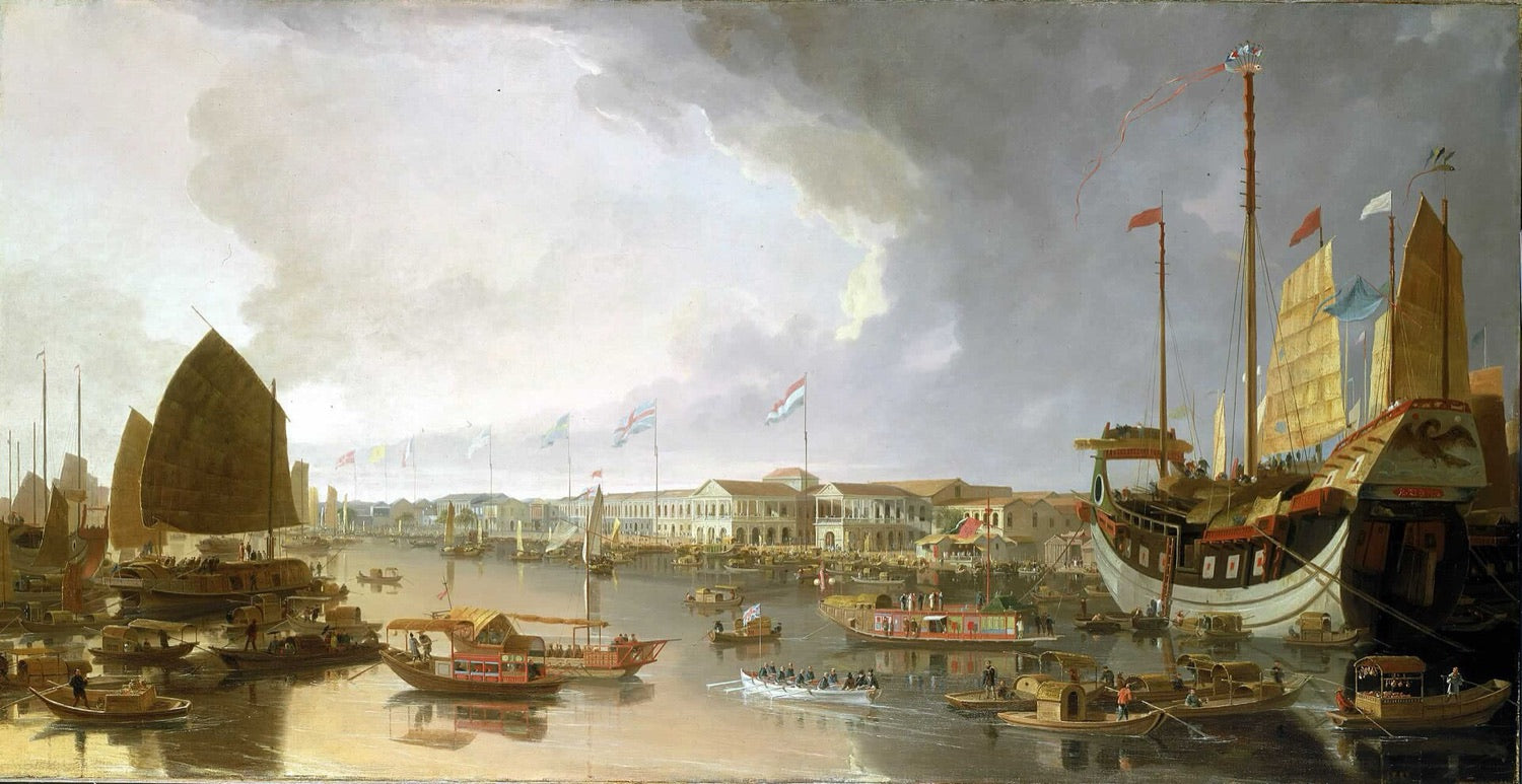 The foreign hongs at Canton, early nineteenth century